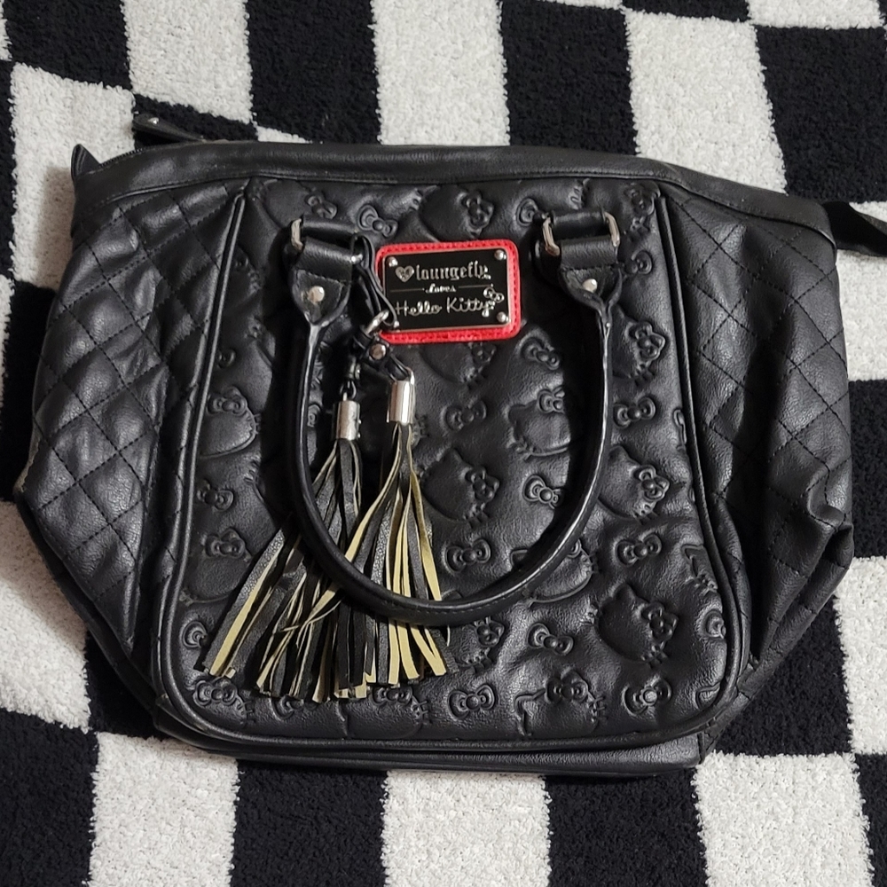 Large hello kitty loungefly shoulder bag purse